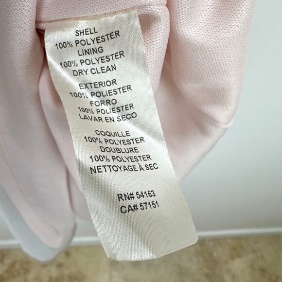 Eliza J Sequin Dress Asymmetric Ruffle Hem Blush Pastel Pink Party US 2 NWT - Picture 11 of 12